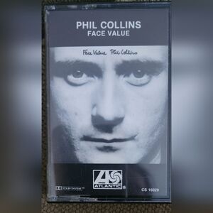 Vintage 1980s PHIL COLLINS "Face Value" Cassette Tape